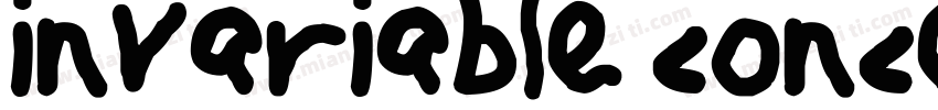 invariable concept字体转换
